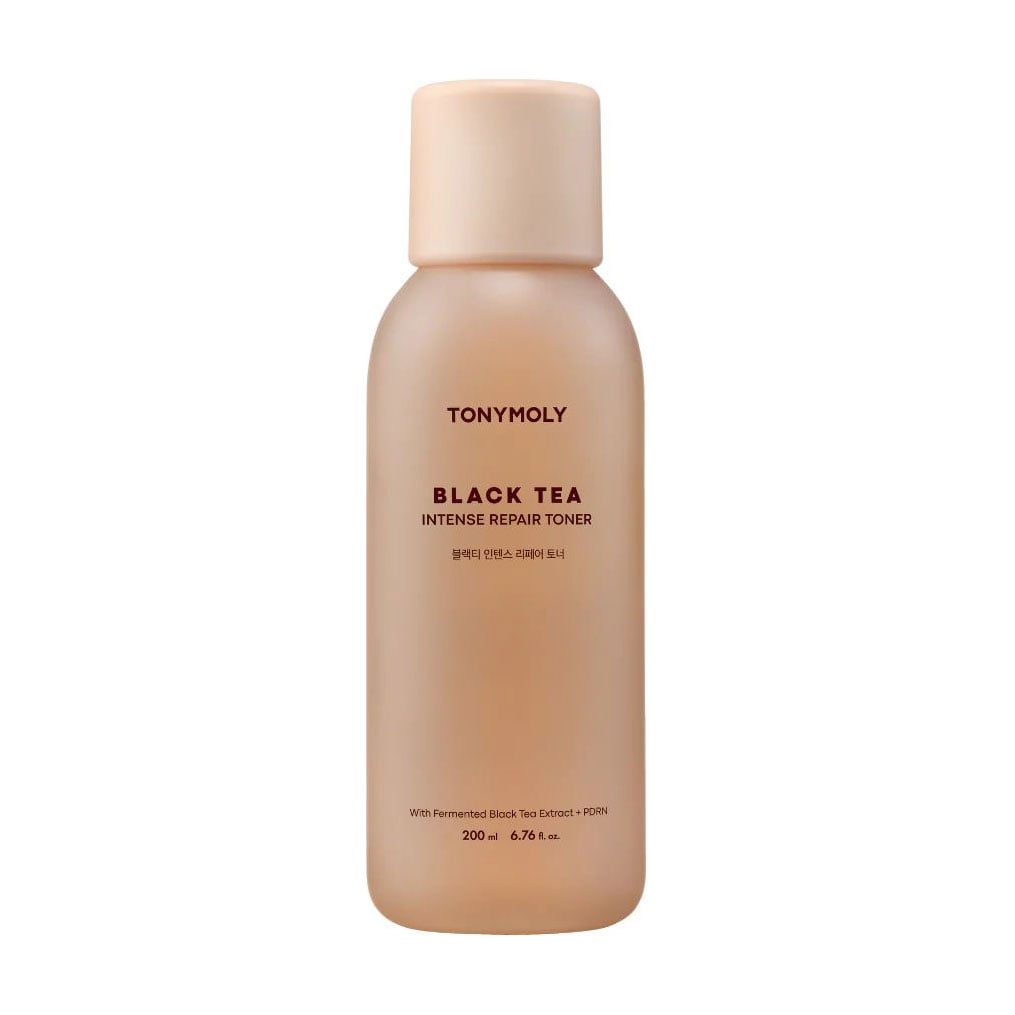 Інтенсивний відновлювальний тонер для обличчя Tony Moly Black Tea Intense Repair Toner з ферментованим чорним чаєм та PDRN, 200 мл
